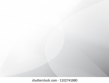 Abstract White and gray color technology modern background design vector Illustration