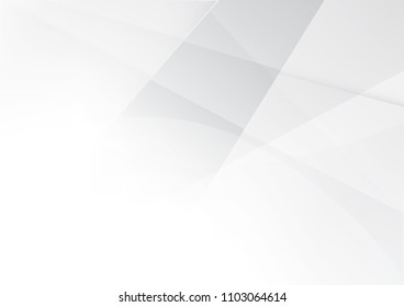 Abstract White and gray color technology modern background design vector Illustration