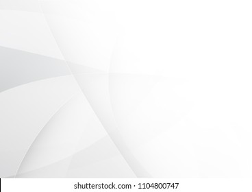 Abstract White and gray color technology modern background design vector Illustration