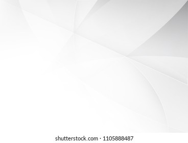 Abstract White and gray color technology modern background design vector Illustration