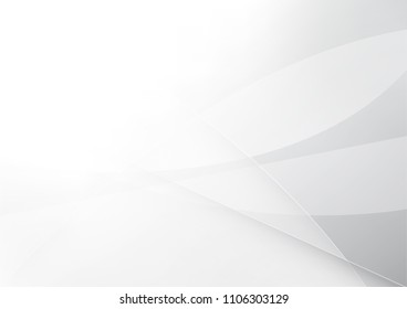 Abstract White and gray color technology modern background design vector Illustration