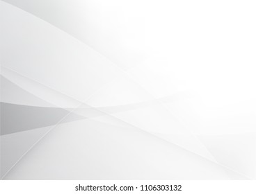 Abstract White and gray color technology modern background design vector Illustration