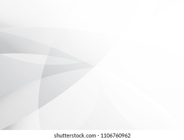 Abstract White and gray color technology modern background design vector Illustration