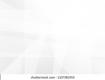 Abstract White and gray color technology modern background design vector Illustration