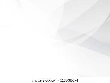 Abstract White and gray color technology modern background design vector Illustration