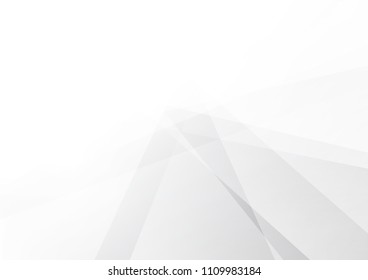 Abstract White and gray color technology modern background design vector Illustration