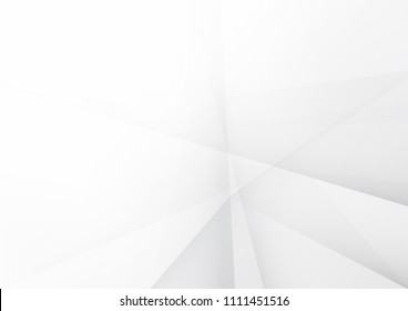 Abstract White and gray color technology modern background design vector Illustration

