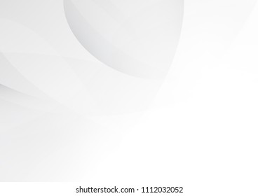 Abstract White and gray color technology modern background design vector Illustration