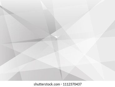 Abstract White and gray color technology modern background design vector Illustration