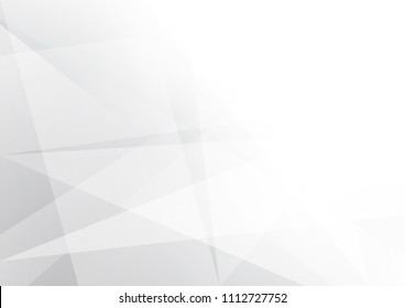 Abstract White and gray color technology modern background design vector Illustration
