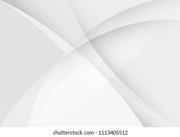 Abstract White and gray color technology modern background design vector Illustration