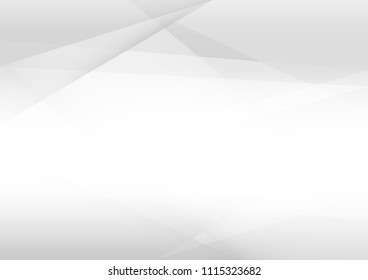 Abstract White and gray color technology modern background design vector Illustration