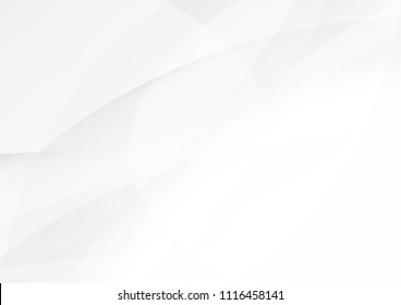 Abstract White and gray color technology modern background design vector Illustration