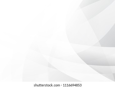 Abstract White and gray color technology modern background design vector Illustration