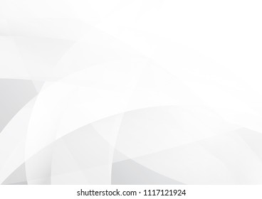 Abstract White and gray color technology modern background design vector Illustration