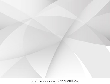 Abstract White and gray color technology modern background design vector Illustration