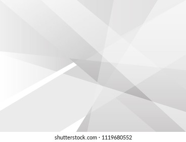 Abstract White and gray color technology modern background design vector Illustration