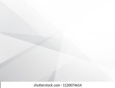 Abstract White and gray color technology modern background design vector Illustration