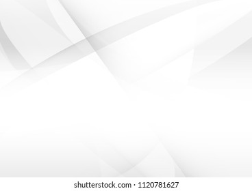 Abstract White and gray color technology modern background design vector Illustration