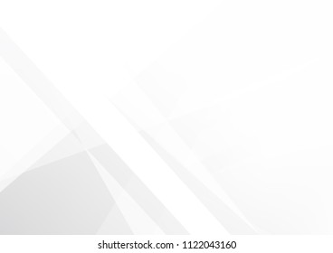 Abstract White and gray color technology modern background design vector Illustration
