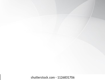 Abstract White and gray color technology modern background design vector Illustration