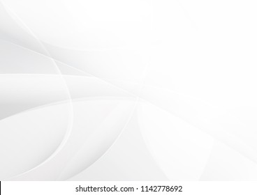 Abstract White and gray color technology modern background design vector Illustration
