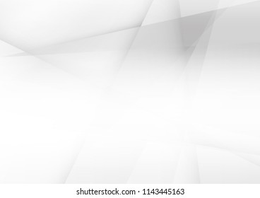 Abstract White and gray color technology modern background design vector Illustration