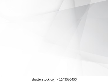 Abstract White and gray color technology modern background design vector Illustration