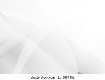 Abstract White and gray color technology modern background design vector Illustration