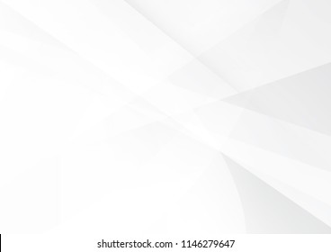 Abstract White and gray color technology modern background design vector Illustration