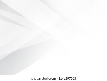Abstract White and gray color technology modern background design vector Illustration