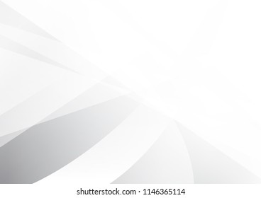 Abstract White and gray color technology modern background design vector Illustration