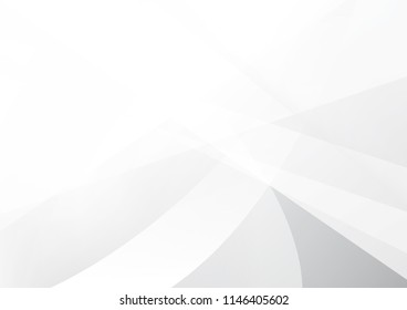 Abstract White and gray color technology modern background design vector Illustration