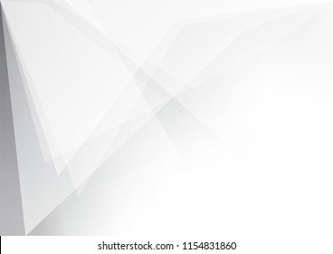Abstract White and gray color technology modern background design vector Illustration
