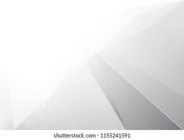 Abstract White and gray color technology modern background design vector Illustration