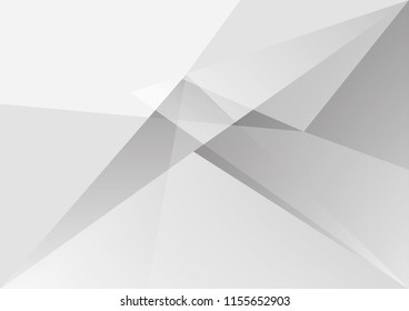 Abstract White and gray color technology modern background design vector Illustration