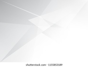 Abstract White and gray color technology modern background design vector Illustration