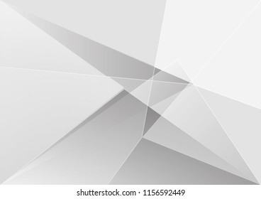 Abstract White and gray color technology modern background design vector Illustration