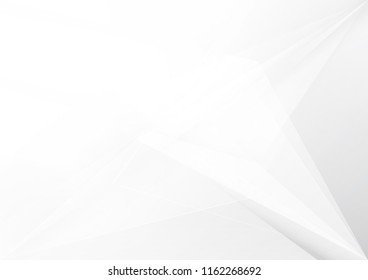 Abstract White and gray color technology modern background design vector Illustration