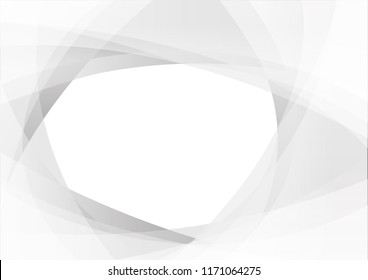 Abstract White and gray color technology modern background design vector Illustration