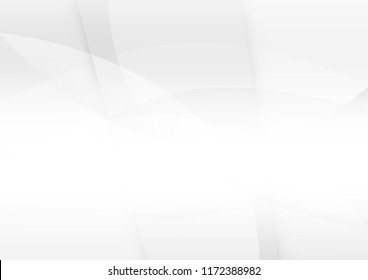 Abstract White and gray color technology modern background design vector Illustration
