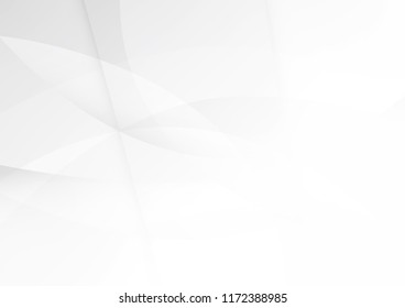 Abstract White and gray color technology modern background design vector Illustration