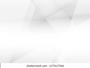 Abstract White and gray color technology modern background design vector Illustration