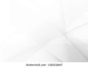 Abstract White and gray color technology modern background design vector Illustration