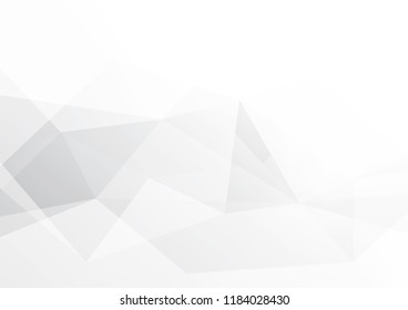 Abstract White and gray color technology modern background design vector Illustration