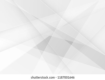 Abstract White and gray color technology modern background design vector Illustration
