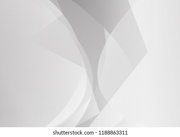 Abstract White and gray color technology modern background design vector Illustration
