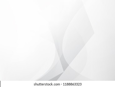 Abstract White and gray color technology modern background design vector Illustration