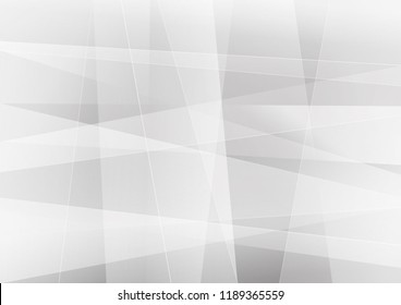 Abstract White and gray color technology modern background design vector Illustration