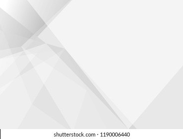 Abstract White and gray color technology modern background design vector Illustration